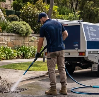 Treating a smelly drain at a Eastwood home